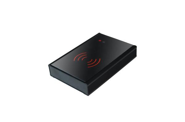 10 - 27DBm Black USB UHF Reader For Vehicle Access EPC C1 Gen2 Protocol
