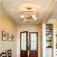 Lumière pendante nordique d'Art Baking Paint Gold LED de maison de lumière de pendant de fer