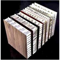 HPL Sandwich Composite Material Aluminium Honeycomb Panel With Imitated Wood Colors 5-50mm Thickness