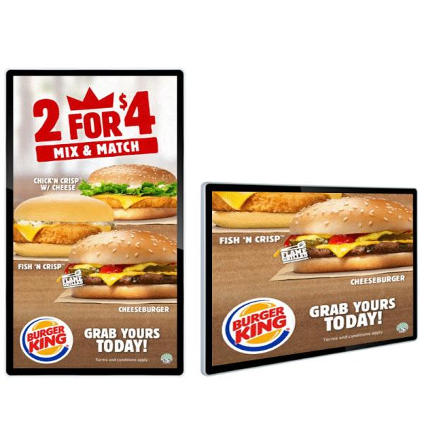 23.8 Inch LCD Monitors 4k Commercial Display 24/7 Full HD UHD For Business