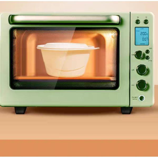 Disposable Blister Noodles Biodegradable Container Round Eco Friendly Bowl