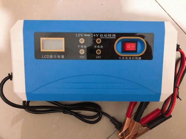 12V 24V 10A Intelligent Car Battery Charger AGM Lead Acid Gel