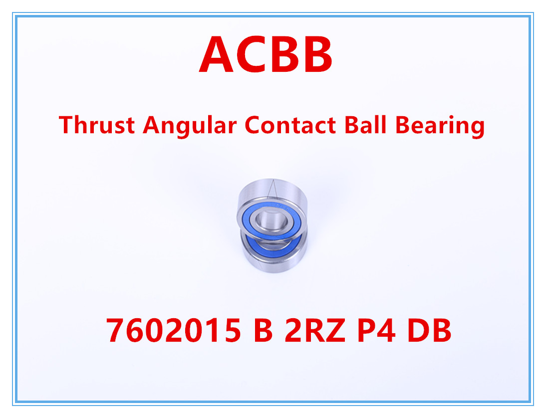 7602015 DB b 2RZ P4 толкнул угловой шарикоподшипник контакта