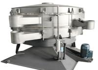 Machines à écran de chute pour poudres minérales avec dispositif de levage pneumatique