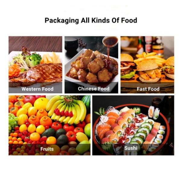 Бумага природы 300g Kraft ECO принимает вне пищевые контейнеры HACCP EN13432