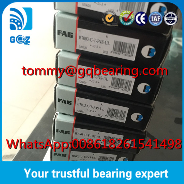 15 градусов угловой контактный шариковый подшипник P4S Precision FAG B7003-C-T-P4S-UL Super Precision Ball Bearing