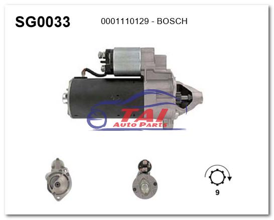 0001109250-BOSCH, Automotive Starter Motor, High Performance 0120689538, 0001218110, 0001223005
