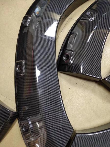 Fender Flare for Hilux Revo,Carbon Fiber Material Fender Flares  For Toyota Hilux Revo 15-17 fender flare