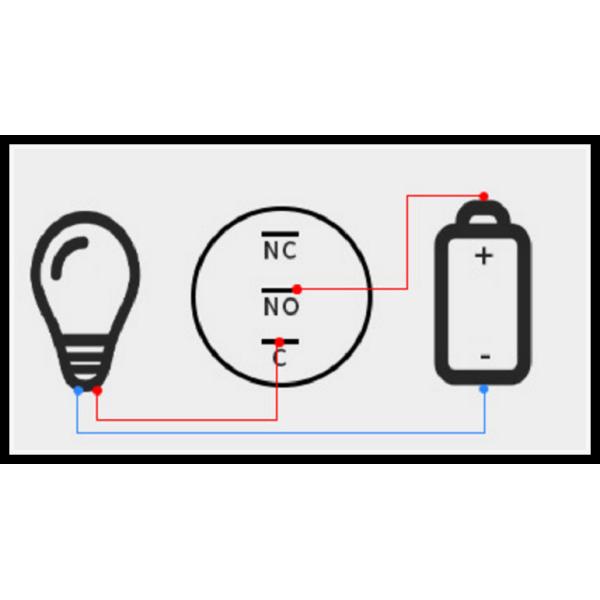 IP66 RoHS Waterproof Keyboard Button LED Illuminated Metal Button