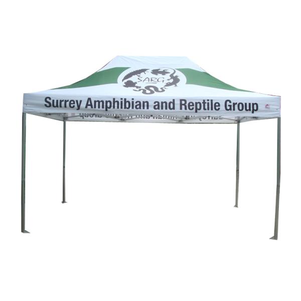 3X4.5 Marquee Gazebo Shade Tent CMYK Heat Transfer Printing Strong Framework