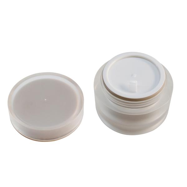 Luxurious Cosmetic Cream Jar Packaging 10g 20g 30g 50g Frosted Acrylic Face Cream Jars