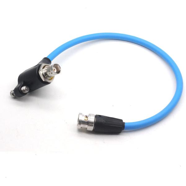 12G HD SDI Camera Cable BNC Male To Female 6 Inches Length For Cameras