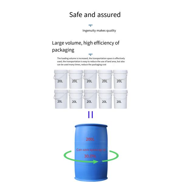 Polyethylene Plastic Chemical Container 200L Chemical Drum Blow Molding