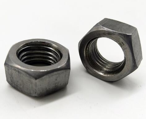 M4 X 12 Natural Color Heavy Hex Nuts Plain Hexagon Weld Nuts DIN929 / FB13681