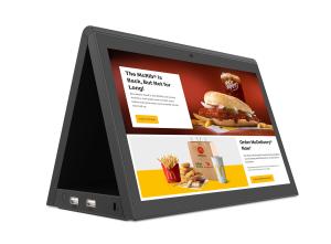 Tablet Android de 10 polegadas com tela dupla RK3288 Desktop POE Advertising