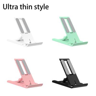 ABS ultra fino Desktop dobrável do suporte do telefone do anti deslizamento mini