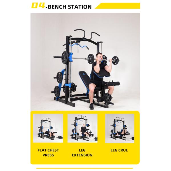 Home Gym Fitness Equipment All in One Trainer Smith Machine for Up and Down Training