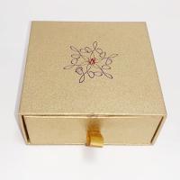Type de tiroir cadeau pliable Boxe de carton de boîte de papier de bijoux pour l'ensemble de bijoux