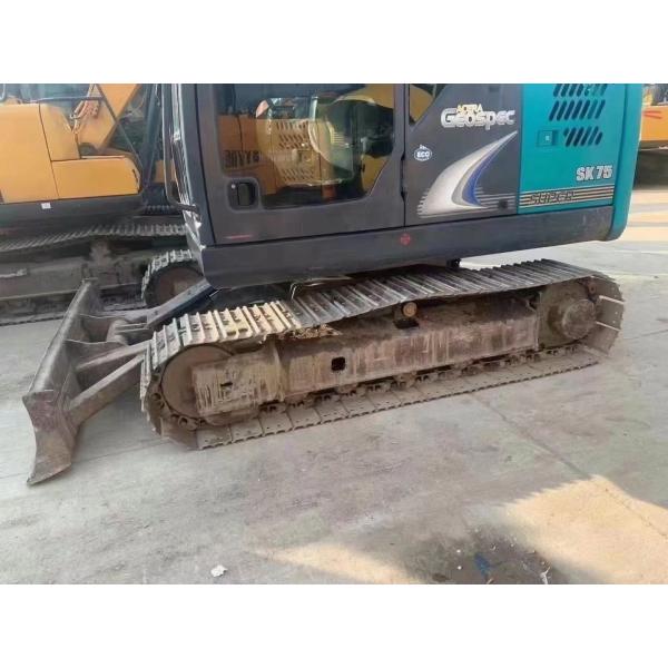 Construction Used Kobelco Excavators Sk75 Digger 7Ton Used Small Excavator