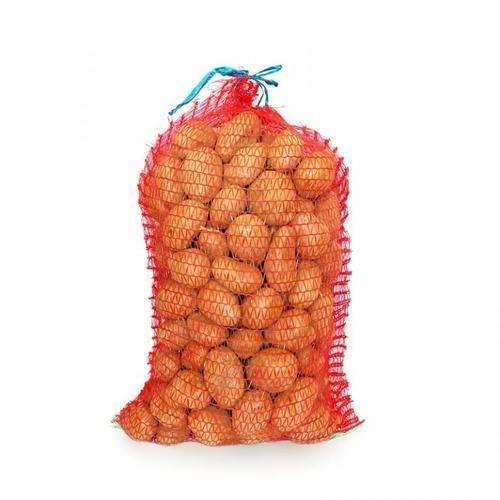 Convenient Heat Seal Red Mesh Bag for Storing and Transporting Fruits Vegetables