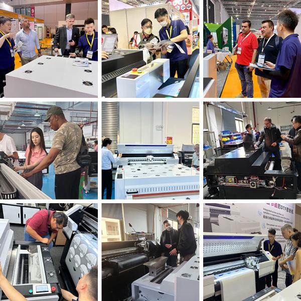 Efficiency UV DTF Printer For Sticker Production Industrial Grade UV Crystal Printer