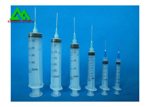 Sterile Medical And Lab Supplies Disposable Syringe With Needle 3cc / 5cc / 10cc / 20cc