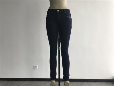 Pristine Wash Ladies Denim Jeans With Functional Pockets / Embroidery TW81288