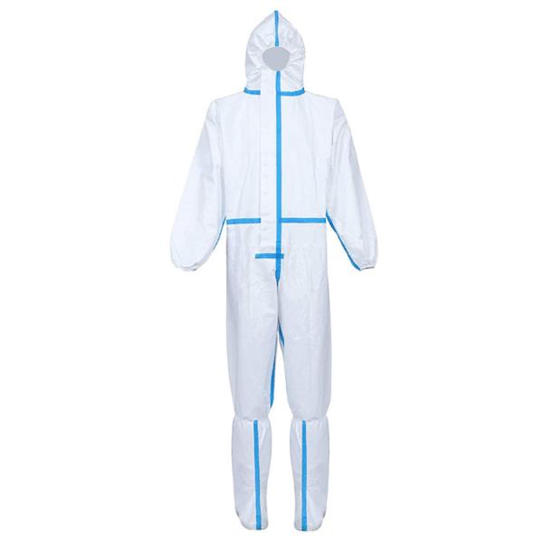 Safety Protective Disposable Protective Clothing / Lightweight Disposable Coveralls