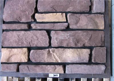 Pedra artificial decorativa da parede do anticongelante, 40X200MM-135X500MM