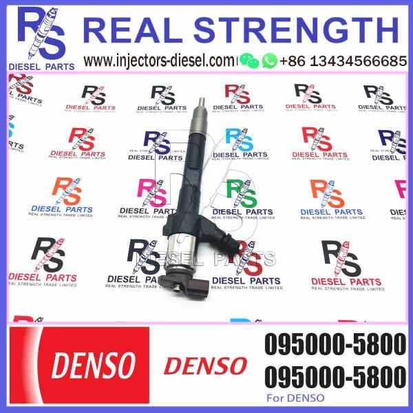 Diesel Fuel Injector 6C1Q9K546AC 6C1Q-9K546-AC 095000-580# 095000-5801 095000-5800 for Ford Transit 2.2L 2.4L TDCi Puma