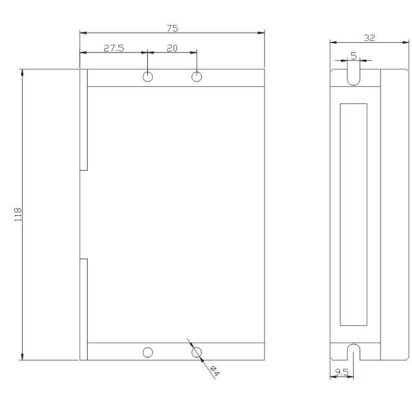 Junqi Nema23/34 Stepper Driver DM545D 4.5A 24~50VDC For 2 Phase Stepper Motor Controller CNC Engraving Machine