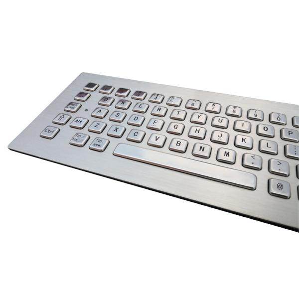 IP65 Panelmount Waterproof Vandal-proof Stainless Steel Industrial Computer Keyboard With Touchpad For Harsh Environment