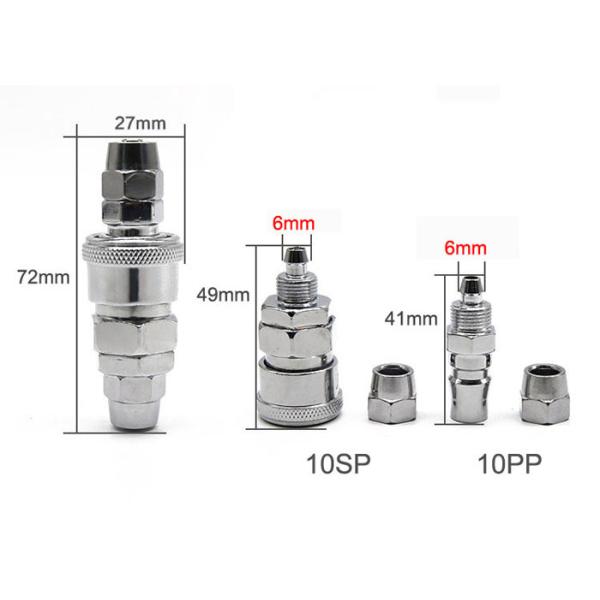 Type C Self Locking Air Pipe Connector / Pneumatic Pipe Connector Pp-30 Sm Sf Pm