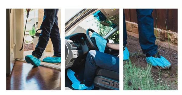 Medical Staff Isolation Shoe Cover Nonslip Pp Disposable Waterproof Shoe Cover