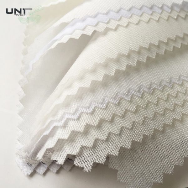 Plain Weave 100% Cotton Shirt Interlining with 212 gsm Weight and 44 or 60 Width Options