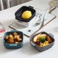 Plat de cuisson en céramique adapté aux besoins du client de petite place pour le restaurant à la maison