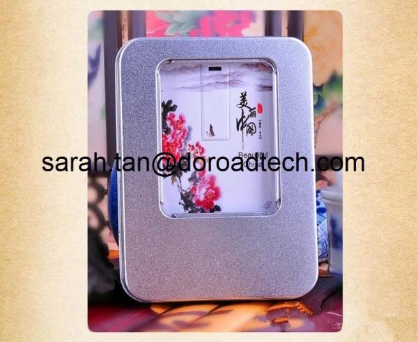 100% Real Capacity Metal Bank Card USB Flash Drives, Customized USB Memory Sticks