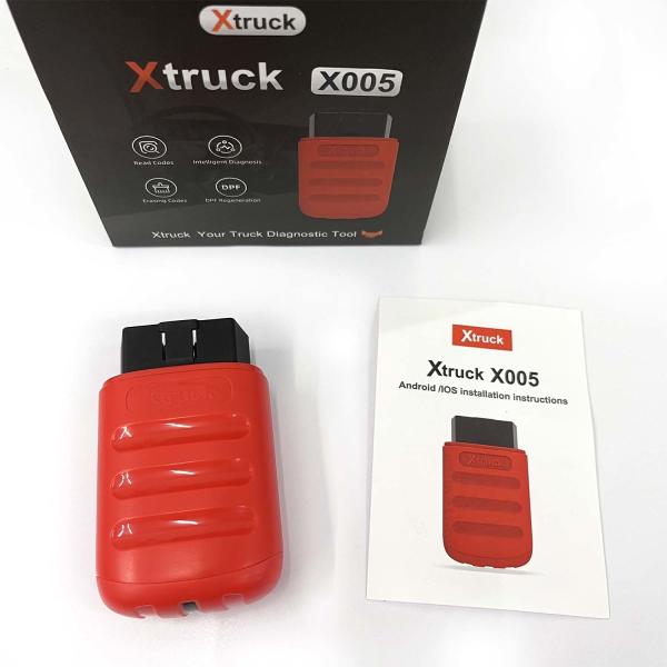 Xtruck X005 Heavy Duty Truck OBD Scanner with 8 OBDII Test Modes Two Years Free Updates and Read Fault Codes