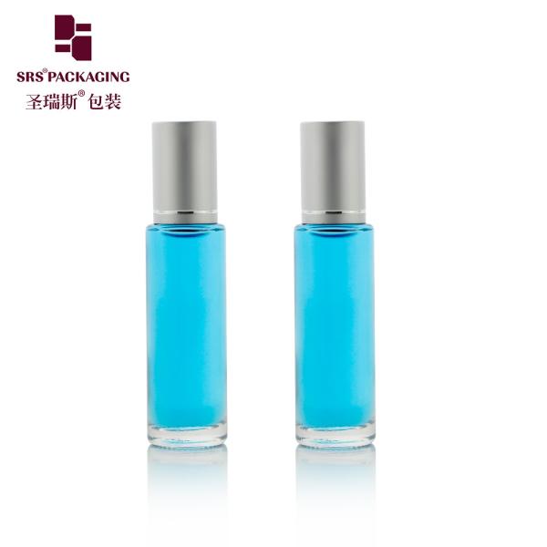 Leak Proof Glass Bamboo Roll On Bottle 15ml Capacity Customizable Color Logo Anti Acne Skincare Roll On