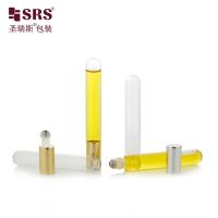 BLP-10ML Botella de aceite esencial de vidrio de tubo transparente de fondo redondo vacío
