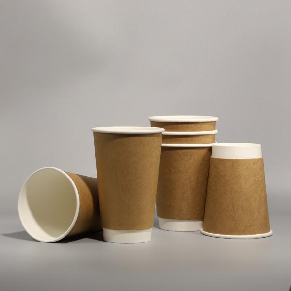 Custom Print Biodegradable Paper Cups Eco Friendly Paper Coffee Cups With Logo