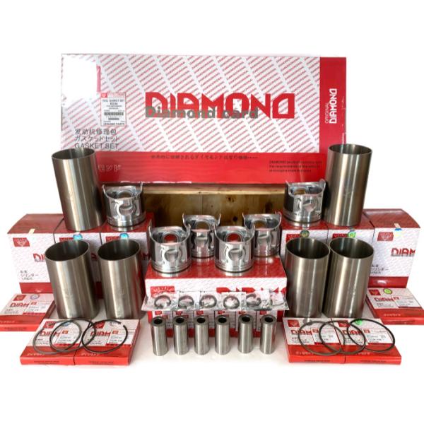 ME220454 6D34 HD820-1 HD820-2 SK200-6 Excavator Engine Parts Full Overhaul Kit