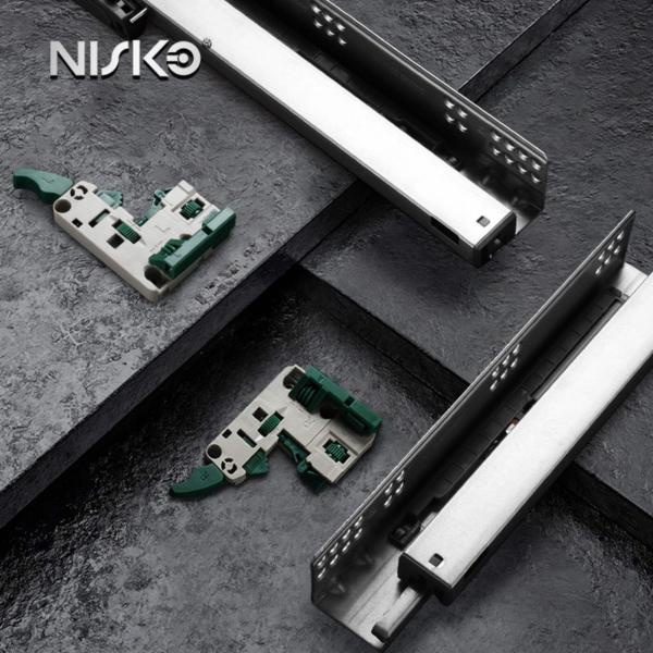 Soft Close Oculto Slide de cajón submontado 3D Adjustable Hardware