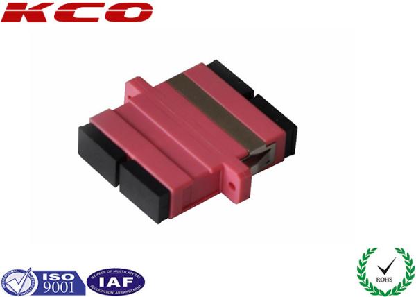 Duplex SC Fiber Optic Cable Coupler 55dB Return Loss Contains Interconnect Sleeve