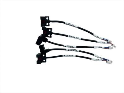 câblage électronique de petit diamètre de poussée de commutateur photoélectrique noir imperméable ignifuge sans halogène de carte