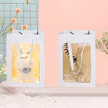 Bags With Window 10x7x5 Gift Bags For Mother'S Day Proposal Candy Gift, Festival Gift Packaging