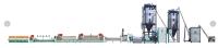 Twin Screw 4 Straps 800kg/hr PET Package Strap Band Extrusion Line , PET Packing Belt Extrusion Equipment