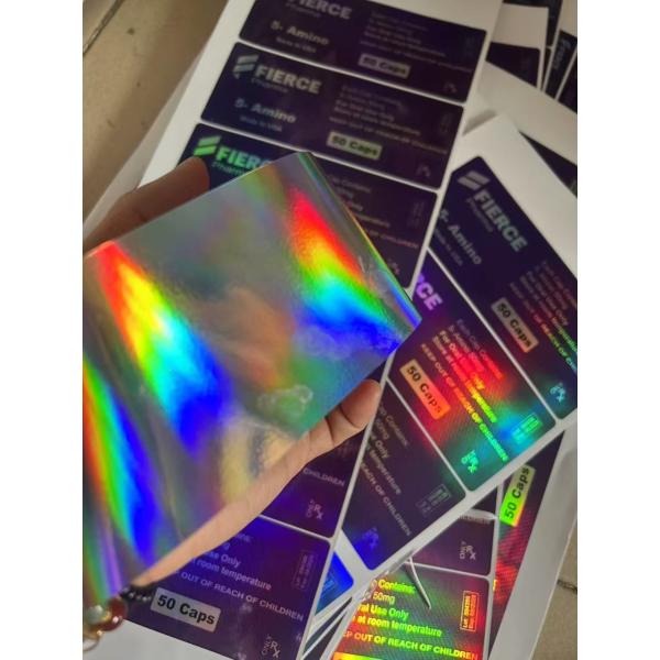 Customized Adhesive Injection Oil Labels For Steroide Product EQ 200 With Pvc Materail