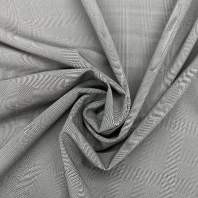 Dual Tone Grid Jacquard Textured Fabric 135GSM 92% Polyester 8% Spandex Fabric