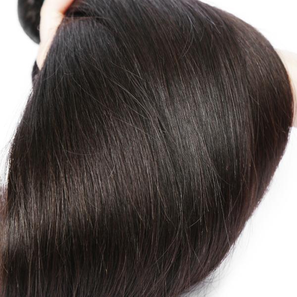 Yetta Silky Straight 8A Unprocessed Virgin Hair With Baby Hair Natural Color